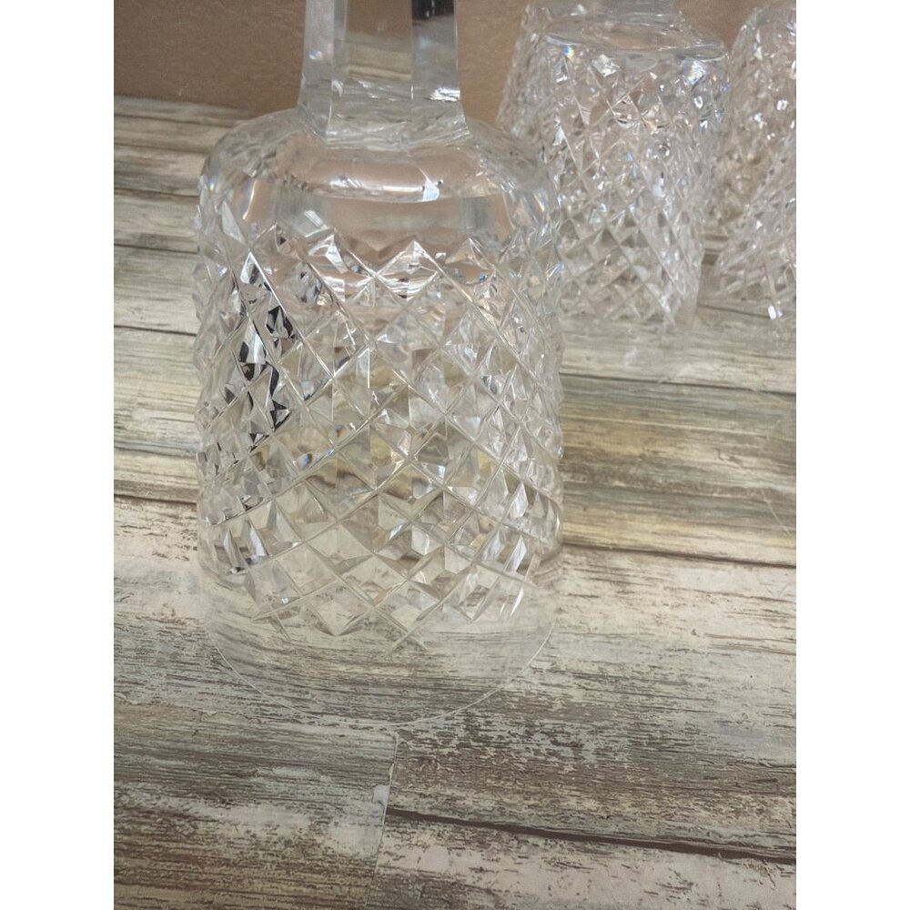 Set of 6 Waterford Crystal ALANA 7" Water Goblets Gothic Mark Vintage - Picture 16 of 16